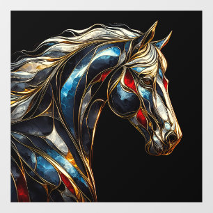 A Majestic Stallion Window Cling