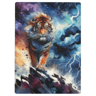 A majestic tiger clipboard
