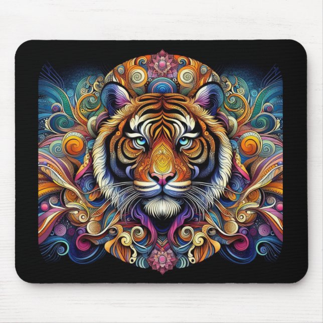 A Majestic Tiger - Mouse Pad (Front)