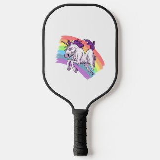 A Majestic Unicorn Pickleball Paddle