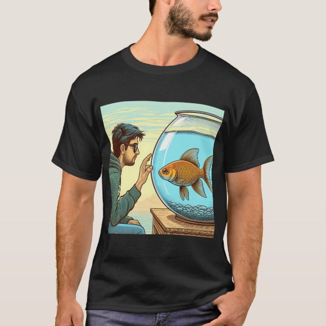 A man and his fish T-Shirt (Front)