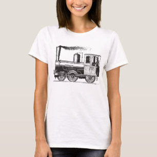 A Man and His Train - Black T-Shirt