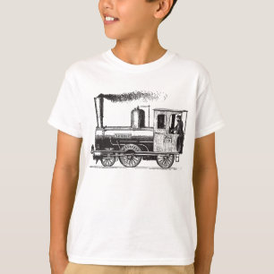 A Man and His Train - Black T-Shirt