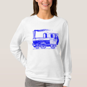 A Man and His Train - Blue T-Shirt