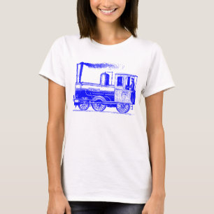 A Man and His Train - Blue T-Shirt