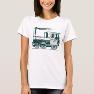 A Man and His Train - Dk Green T-Shirt