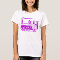 A Man and His Train - Purple