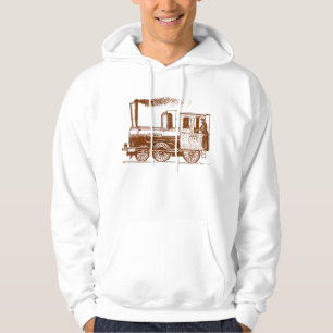 A Man and His Train - Walnut Hoodie