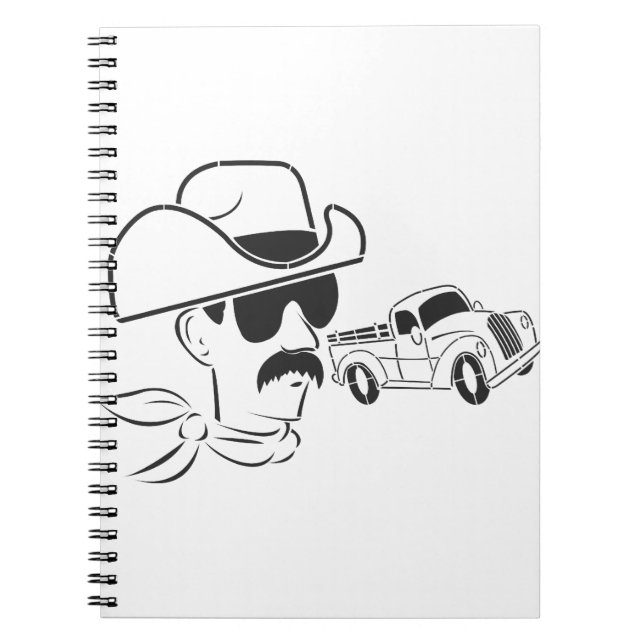 A Man and His Truck Notebook (Front)