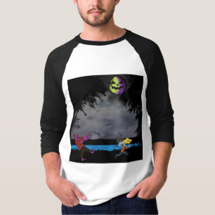 A man chased by zombies T-Shirt