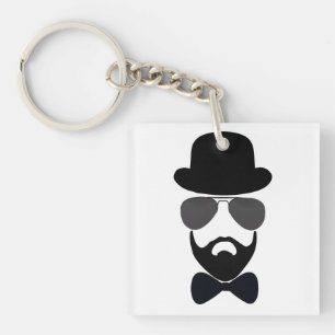 A man of style key ring