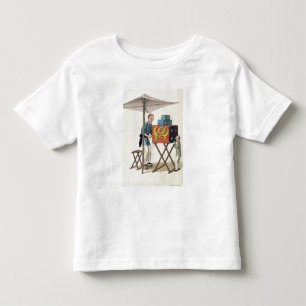 A Man with a Raree-Show, plate 10 from 'The Costum Toddler T-Shirt