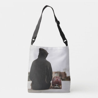 a man with it.  ONEIGHTH Tokyo オリジナル Crossbody Bag