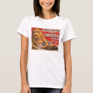 A Man With Lions Head Reading Shakespeare, 1913. T-Shirt