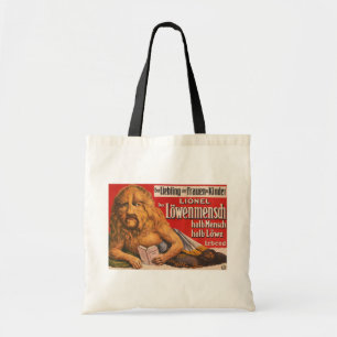 A Man With Lions Head Reading Shakespeare, 1913. Tote Bag