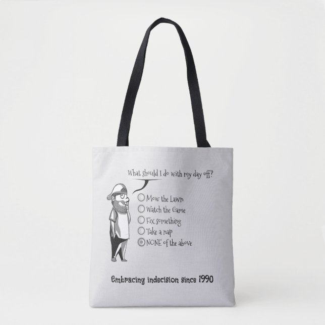 A Man's Guide to Life's Big Questions Tote Bag (Front)