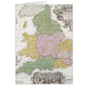 A Map of England   1760