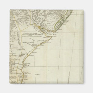 A map of South America southern section Magnet