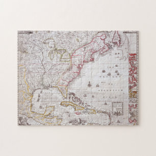 A Map of the British Empire in America Jigsaw Puzzle