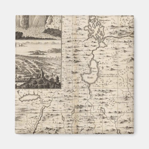 A Map of the British Empire in America Sheet 1 Magnet