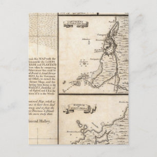 A Map of the British Empire in America Sheet 20 Postcard