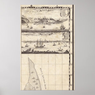 A Map of the British Empire in America Sheet 4 Poster