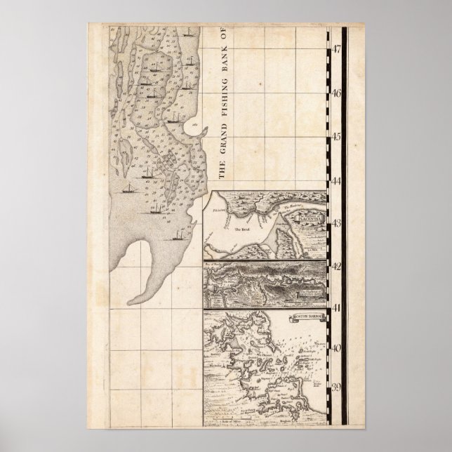 A Map of the British Empire in America Sheet 8 Poster (Front)