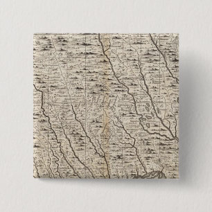 A Map of the British Empire in America Sheet 9 15 Cm Square Badge