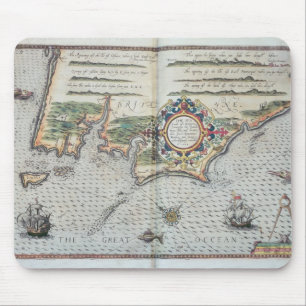 A Map of the coastline of Brittany, 1588 Mouse Pad