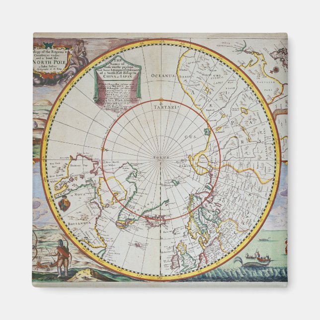 A Map of the North Pole Magnet (Front)