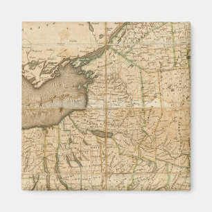 A Map of the State Of New York Magnet
