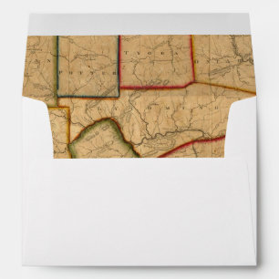 A Map Of The State Of Pennsylvania Envelope