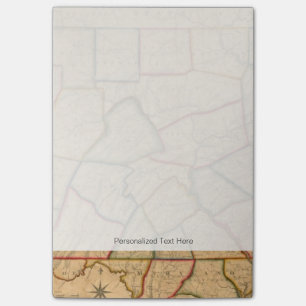 A Map Of The State Of Pennsylvania Post-it Notes