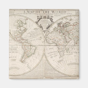 A Map of the World Magnet
