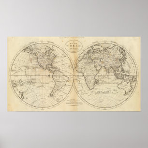A Map of the World Poster