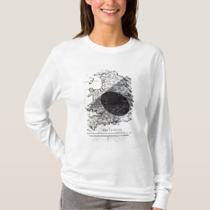 A Map Showing the Passage of  Shadow of the Moon T-Shirt