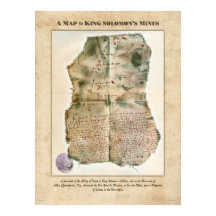 A Map to King Solomon's Mines Poster