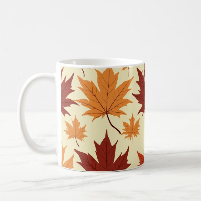 a maple pattern mugs (Left)