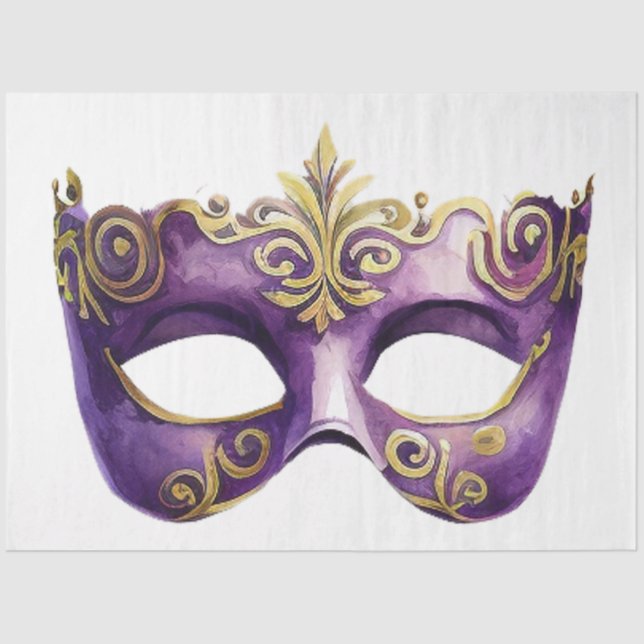 A Mardi Gras Mask Series Design 16 Tissue Paper (Front)