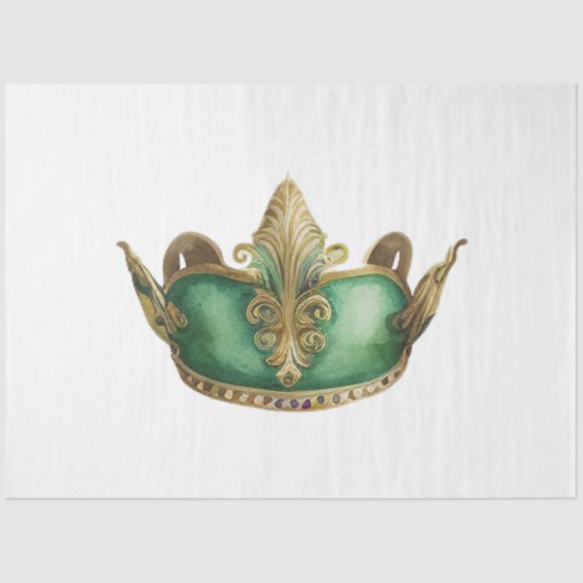 A Mardi Gras Mask Series Design 3 Tissue Paper (Front)