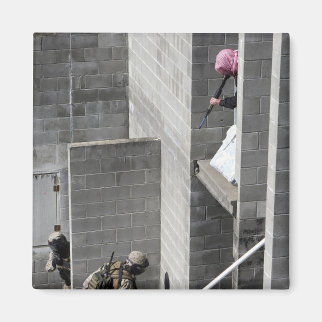 A Marine and role-playing enemy aggressor Magnet (Front)