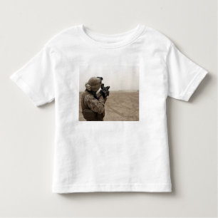 A Marine fires the M-32 Toddler T-Shirt
