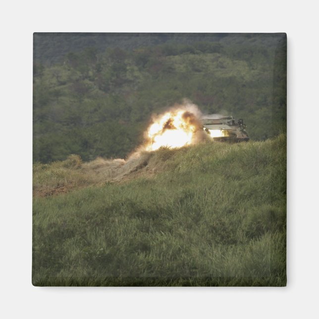 A Marine scores a direct hit Magnet (Front)