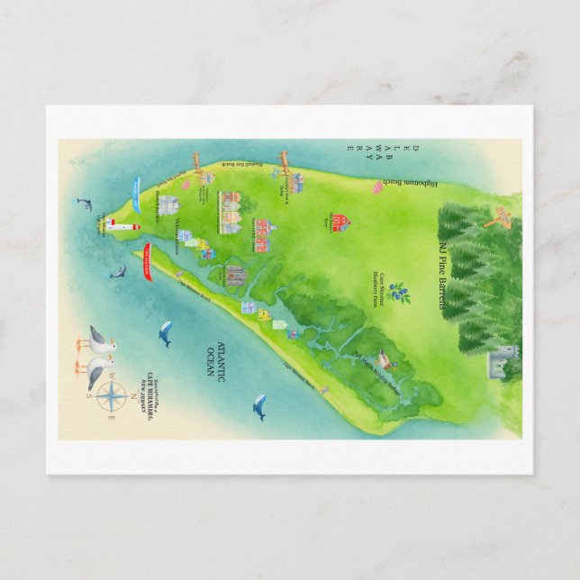 A Marissa Caldwell Investigates Cosy Mystery Holiday Postcard (Front)