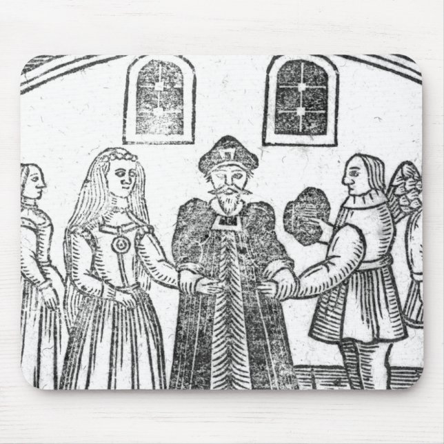 A Marriage Ceremony Mouse Pad (Front)