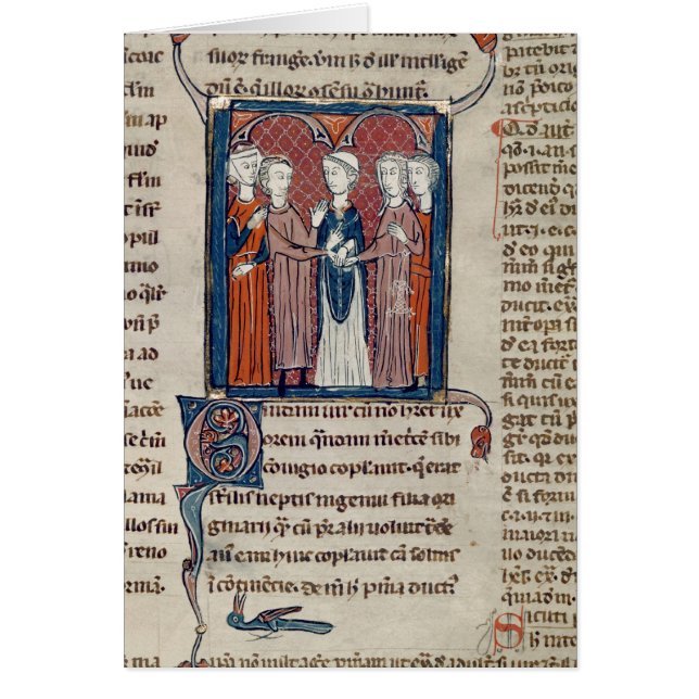 A Marriage Scene, from 'Decrets de Gratien' (Front)