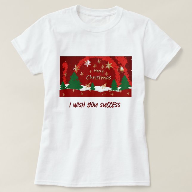 A Marry Chritsmas T shirt cute (Design Front)