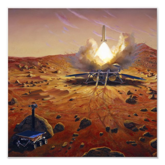 A Mars ascent vehicle 2 Photo Print (Front)