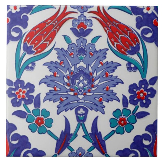 A marvellous oriental design with ceramic colourfu tile (Front)