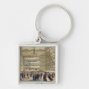 A Masked Ball at the Fenice Theatre, Venice, 19th Key Ring